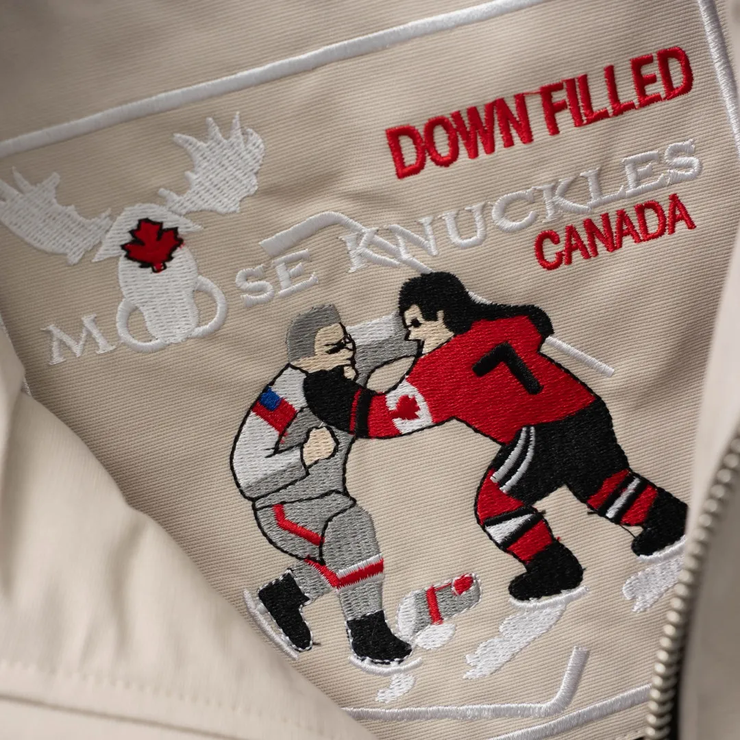 MOOSE KNUCKLES ：Cream White Size：S-XXL